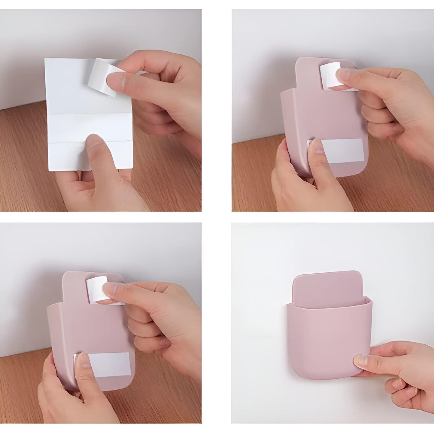 Multi Purpose Wall Mounted Plastic Storage Pocket (1 Pc)