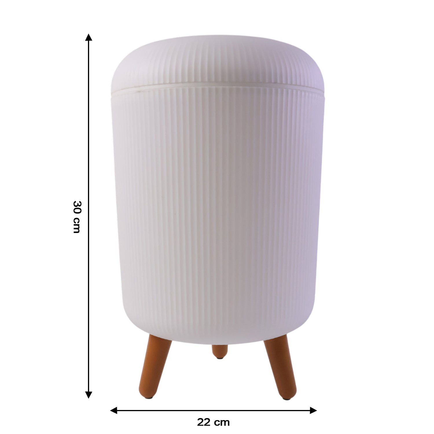 Durable waste basket for room