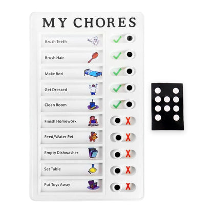 Portable Chores Note Board (20×12 cm, Mix Color)
