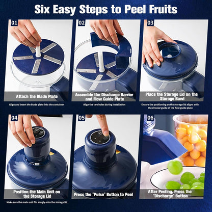  Multi-Purpose Fruit and Vegetable Peeler Set - comparison shot