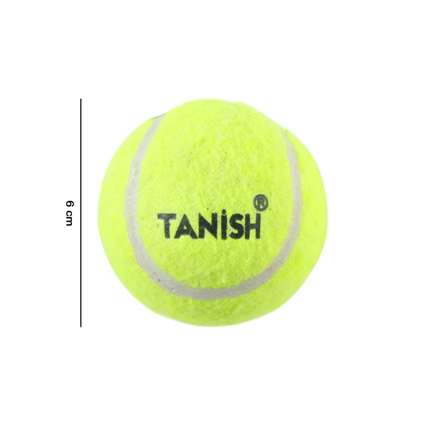 standard size tennis ball for game practice