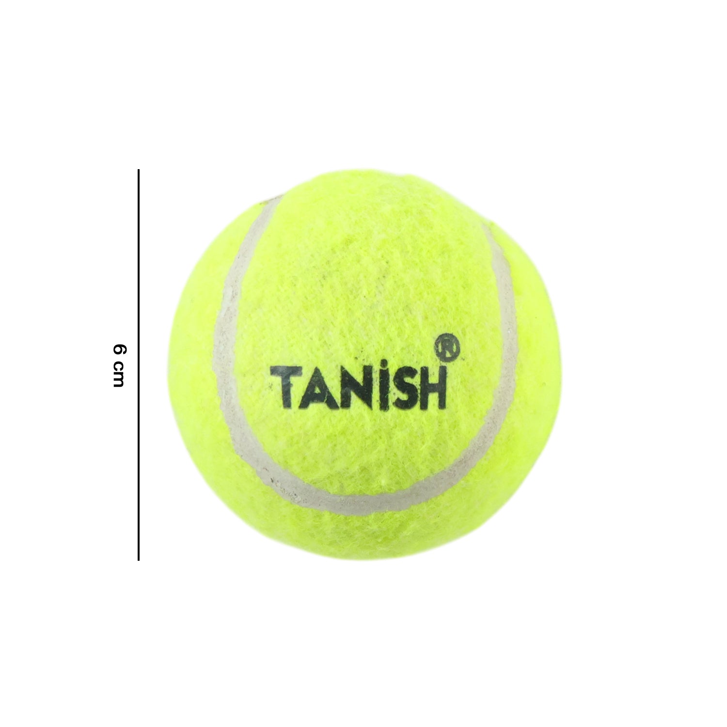 standard size tennis ball for game practice