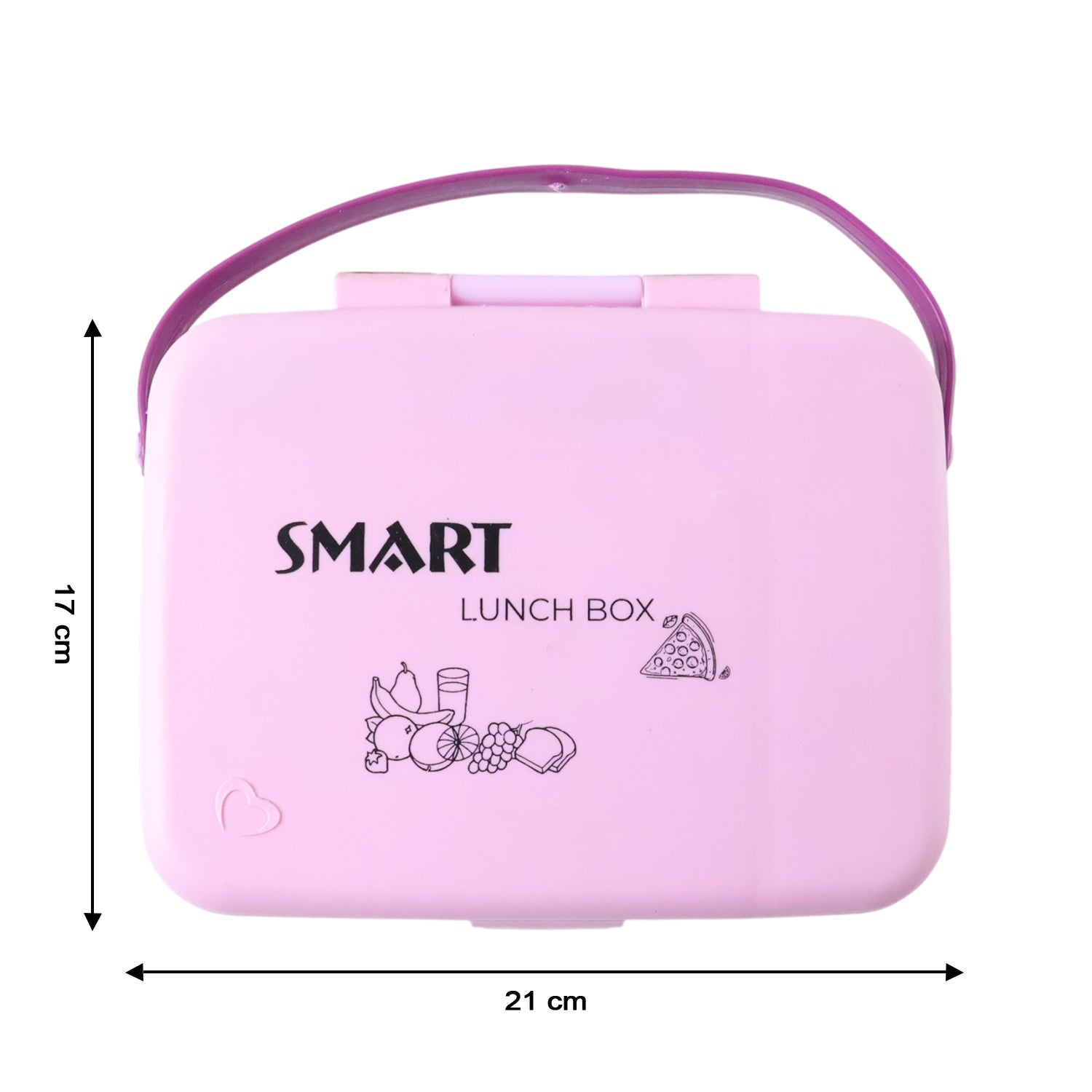 Leak resistant lunch box with spoon