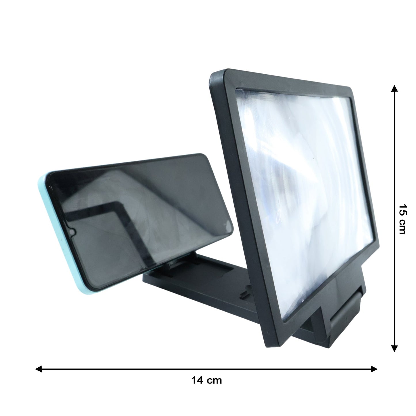 Adjustable 3D phone screen projector