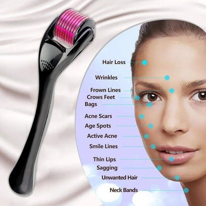 Derma Roller Anti Ageing Facial Scrubs & Polishes Scar Removal Hair Regrowth (2 MM)