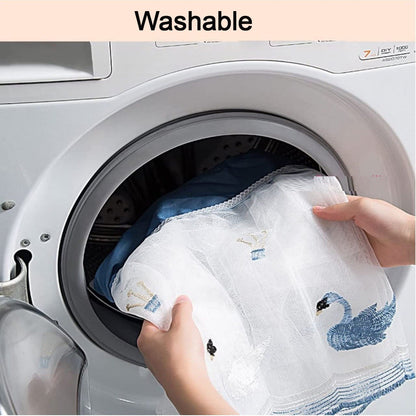 Folding Split AC Dust Cover – Washable, Dustproof (1 Pc, approx 1 Ton)
