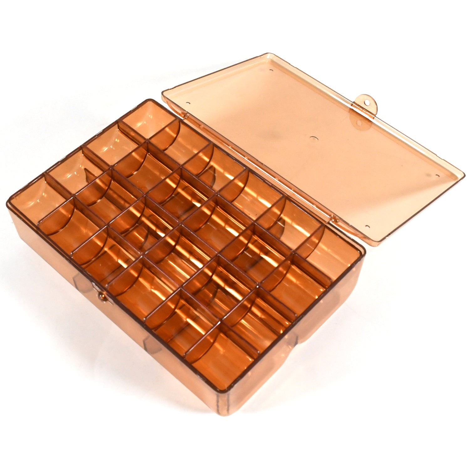 Transparent acrylic jewellery box portable 30-compartment organizer India