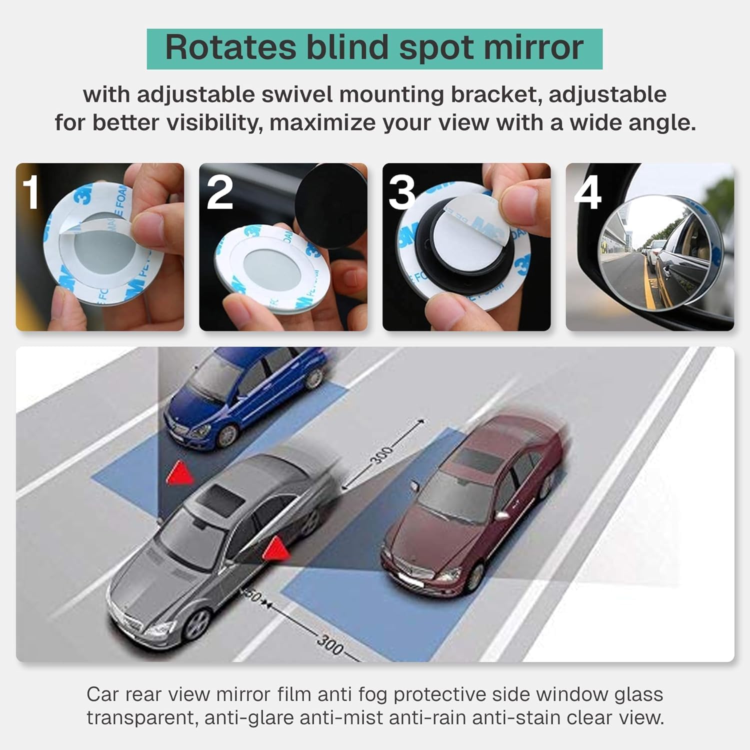 rear view enhancement mirror car