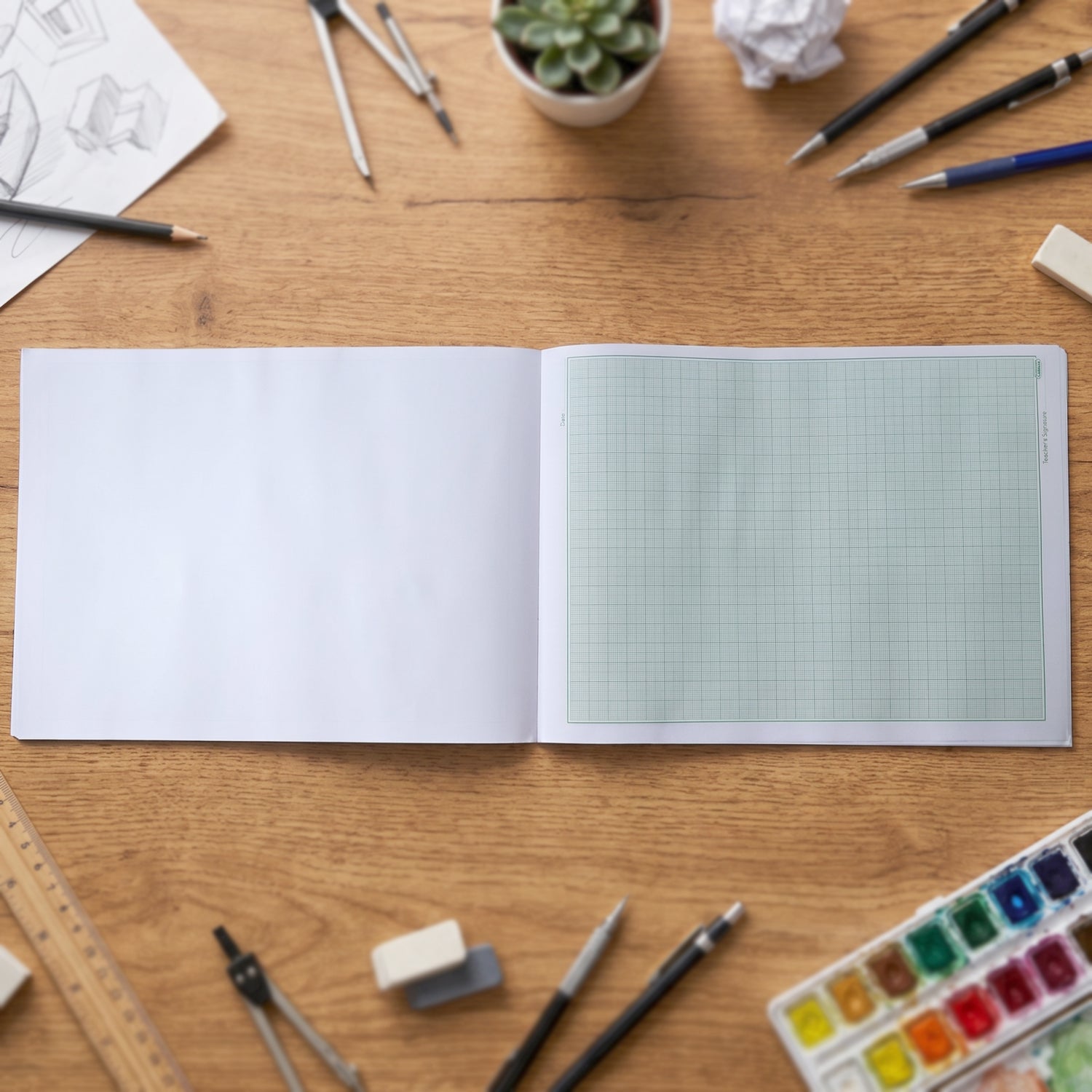 Oddy A4 Graph Paper Lifestyle 5