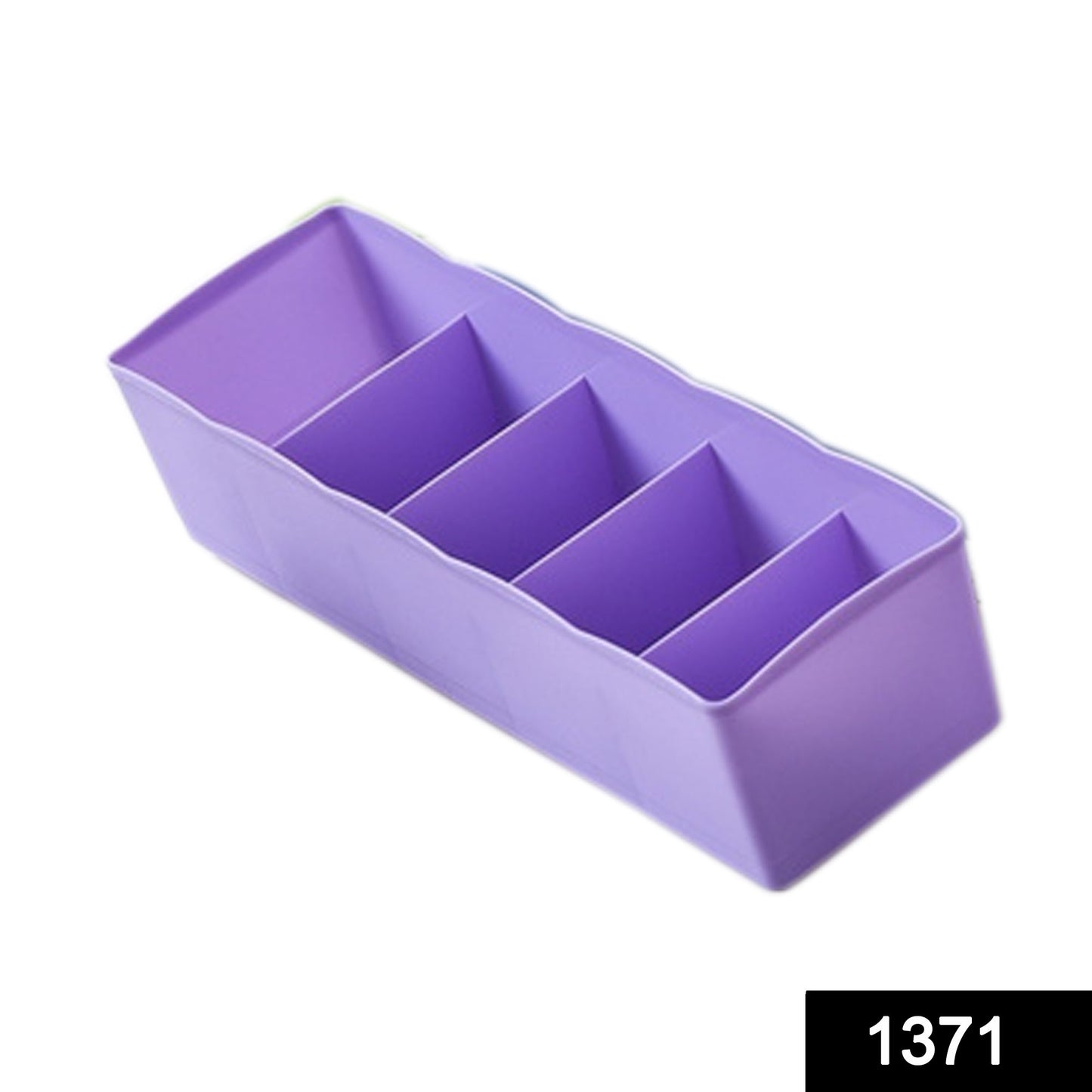 Transparent plastic tray with dividers for storing beads and craft supplies India