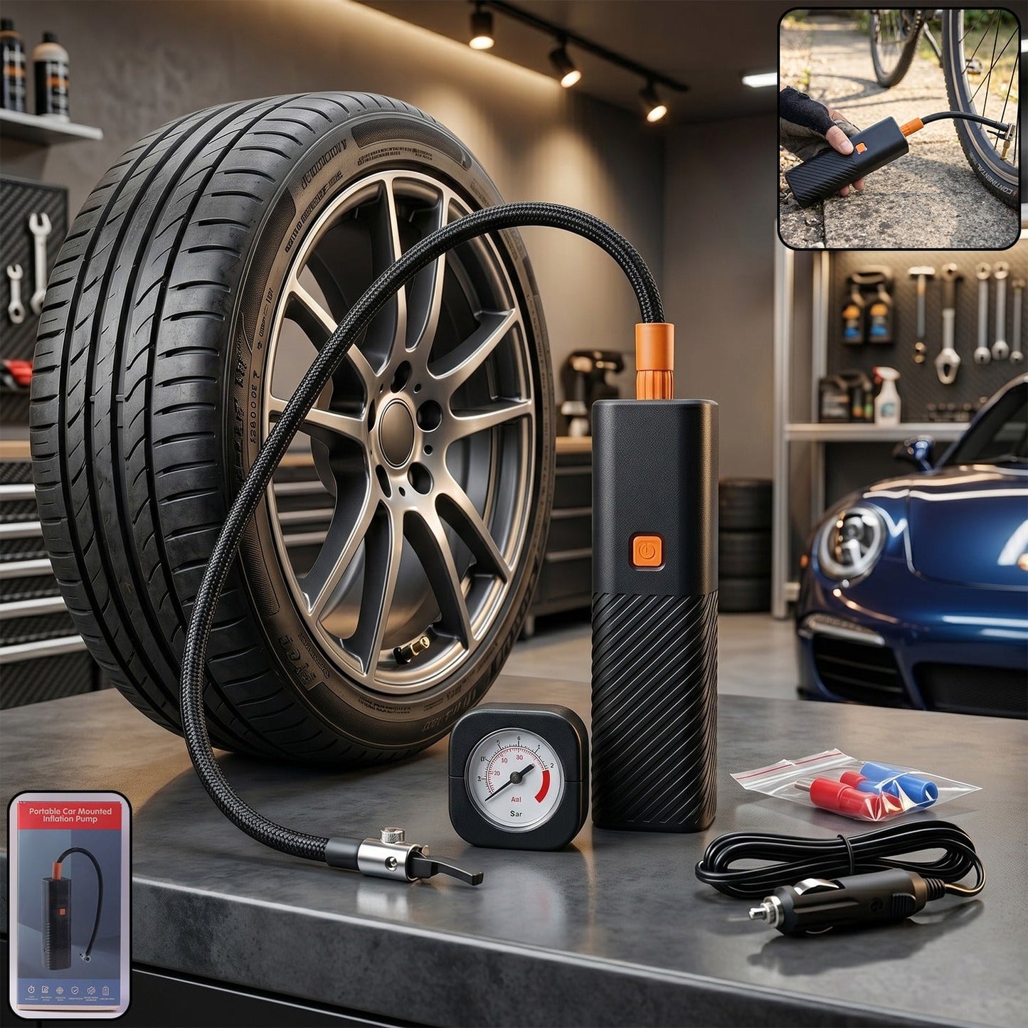 Portable Car Tire Inflator