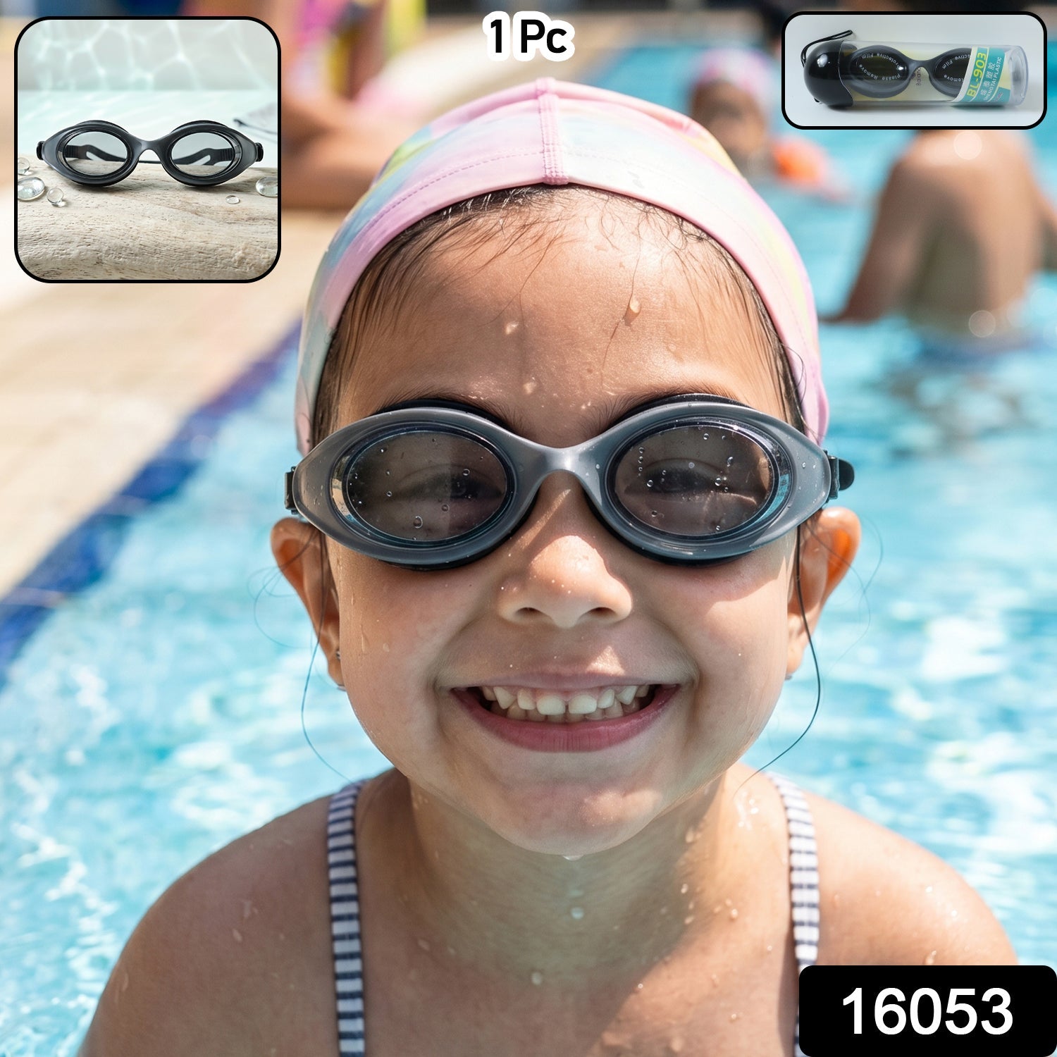 UV safe kids swim goggles water sports use