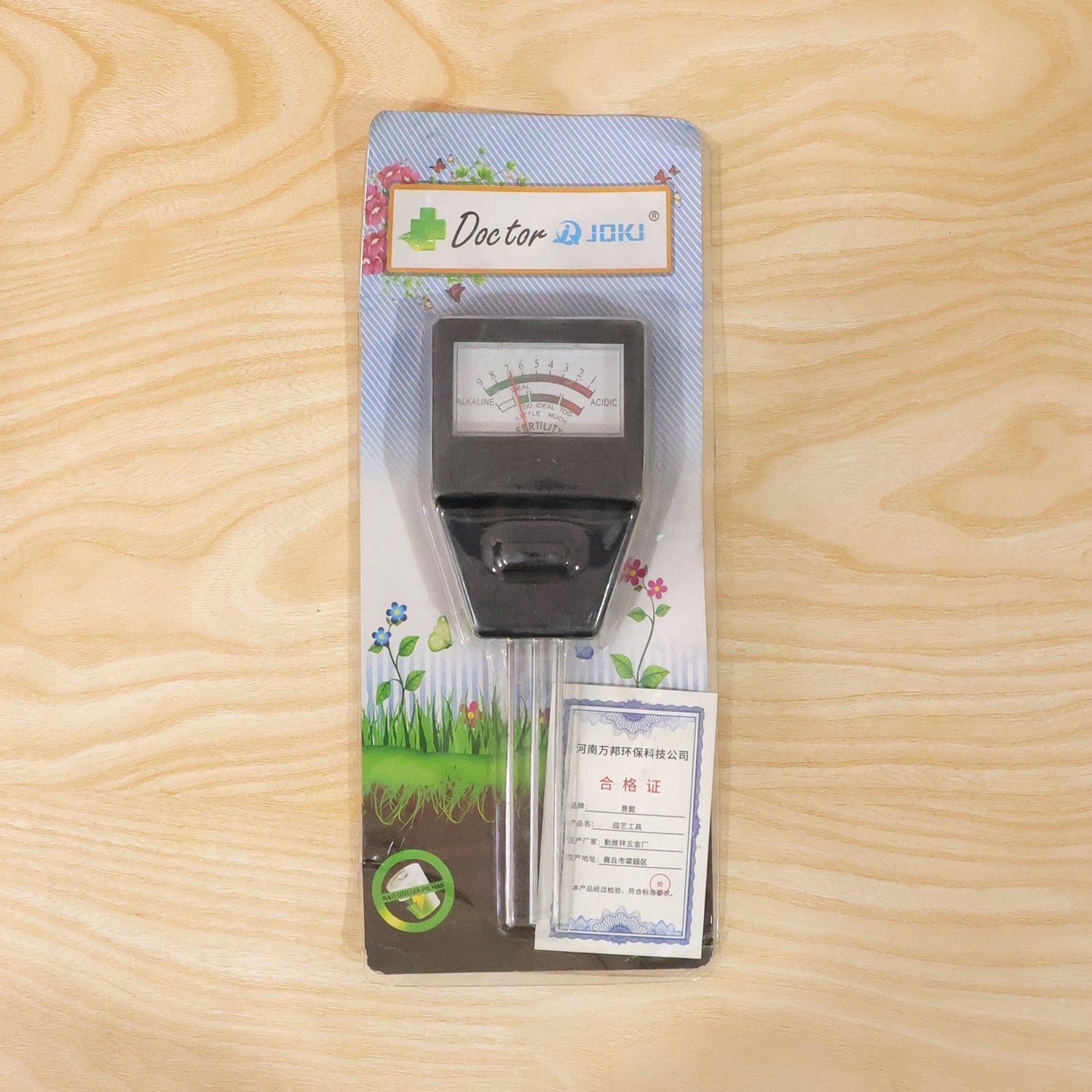 Soil meter live product Doctor JOKI blister packaging