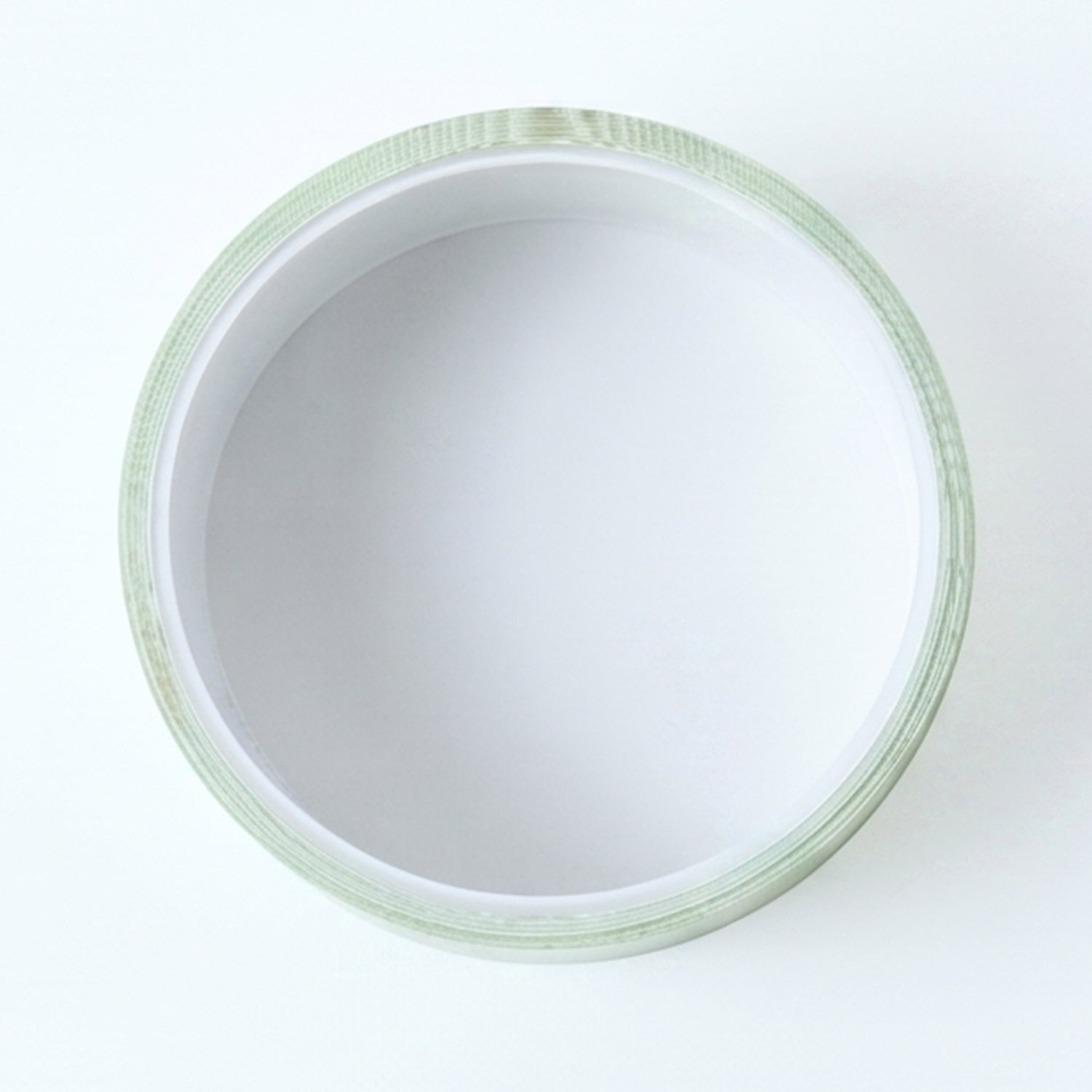Adhesive tape roll top view
