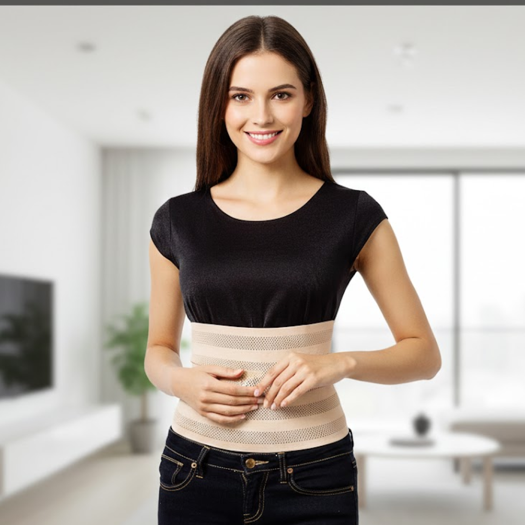 2 Hooks Waist Trimmer Belt Shaper Cincher Trimmer Body shape - (L)