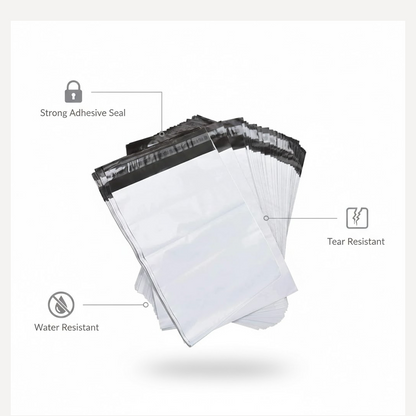 Tamper Proof Courier Bags(12X14 PLAIN 180 POD M1) - 100 pcs
