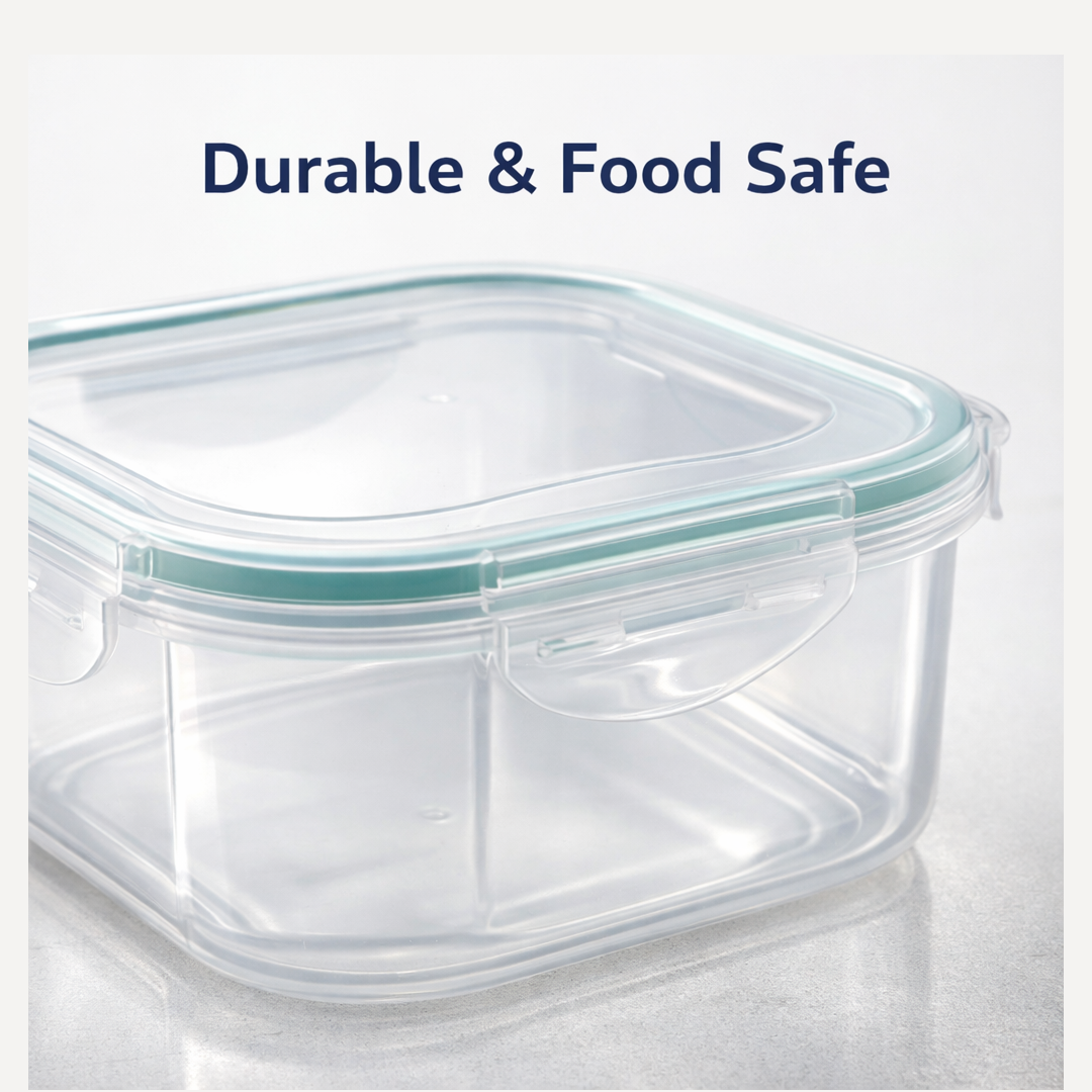 Kitchen Storage Containers Set – Fridge Organizer Lunch Boxes (5 Pcs)
