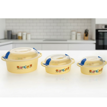 Hot N Fresh Insulated Plastic Casserole Gift Set (3 Pieces)