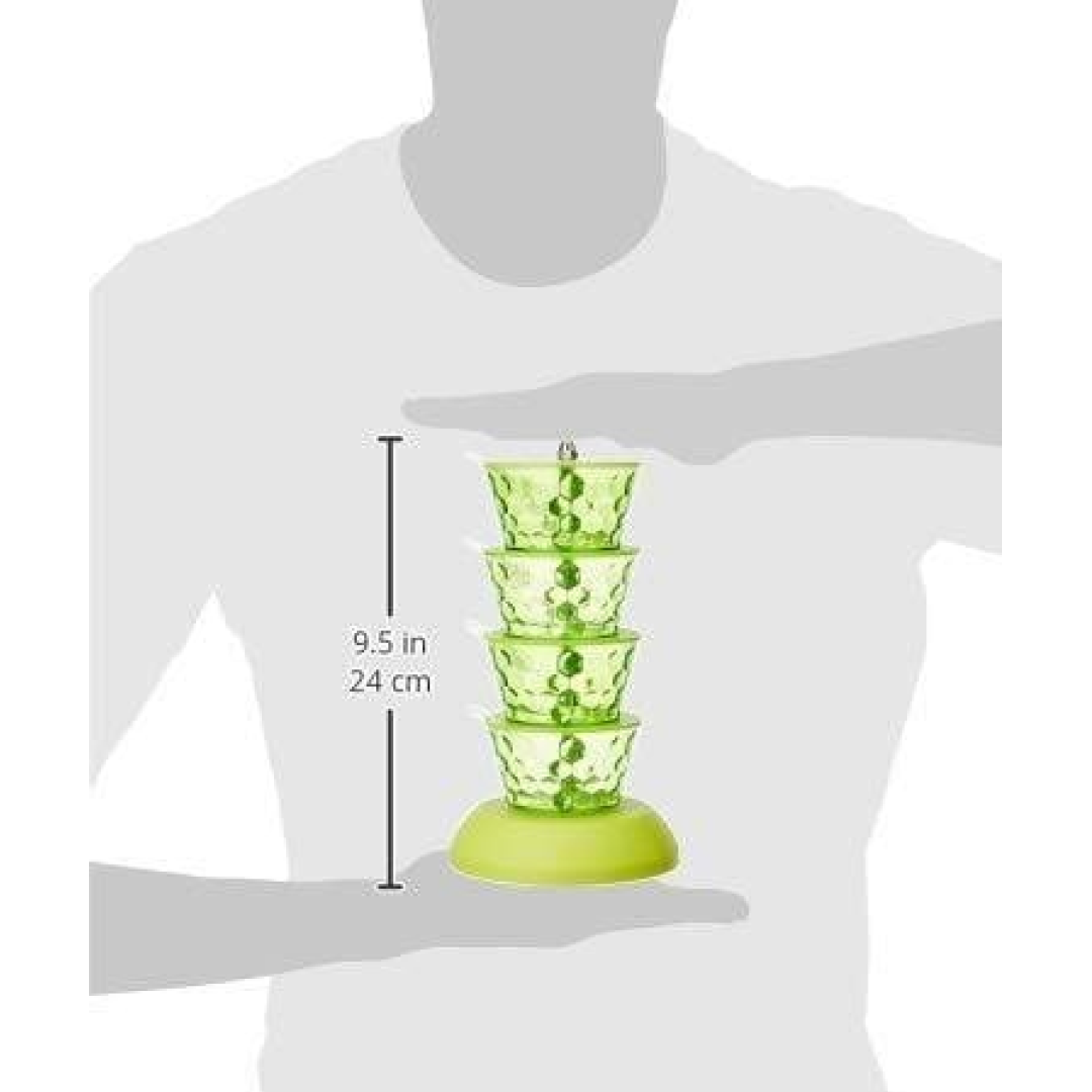 4 in 1 Multipurpose 360 Degree Rotating Pickle Rack Container for Kitchen
