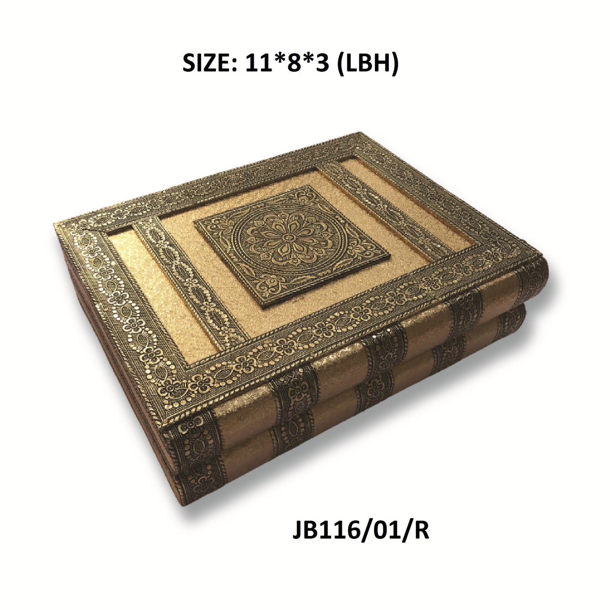 Elegant oxidised design jewellery storage box gift for women India