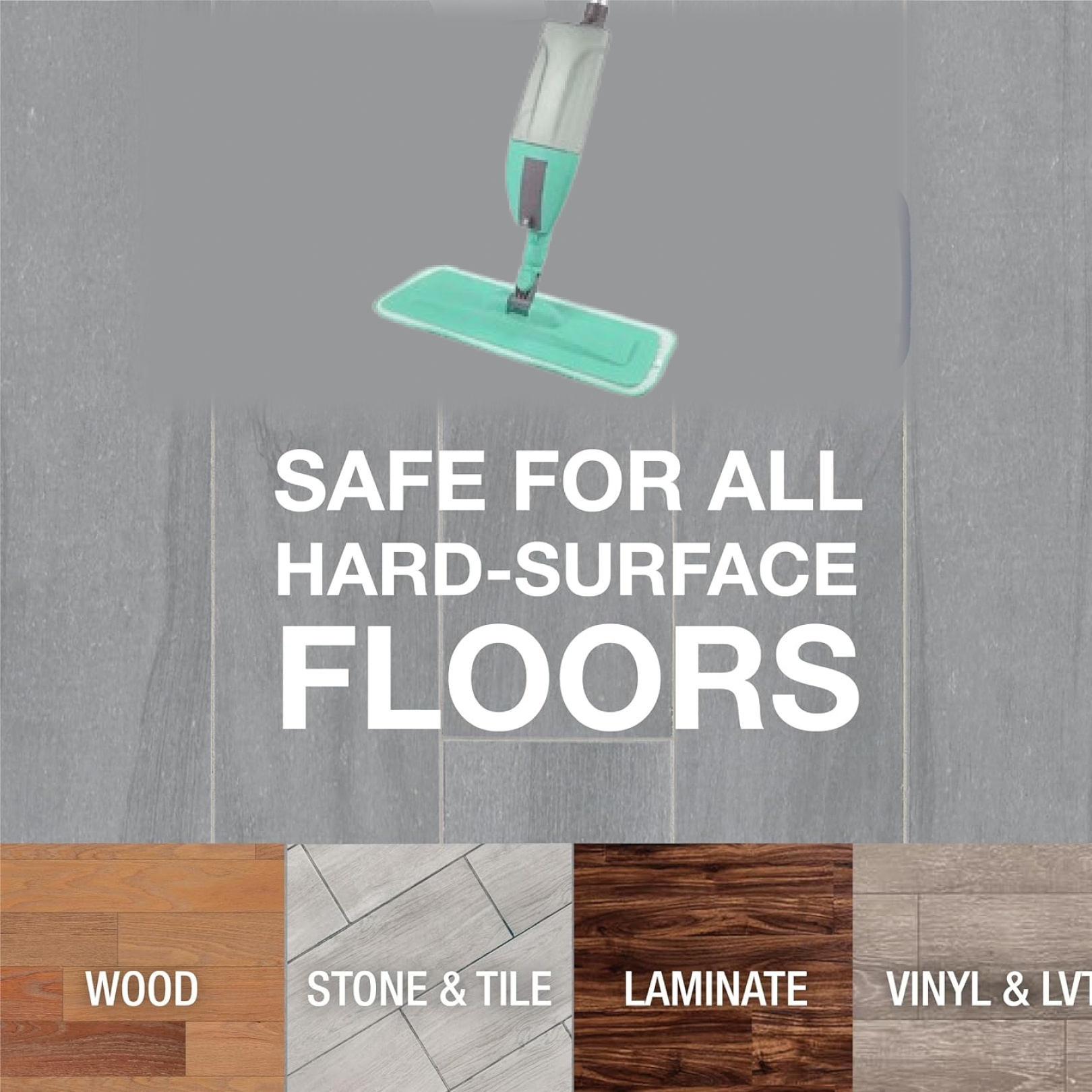  360 Degree Healthy Spray Mop Cleaning - key feature close-up