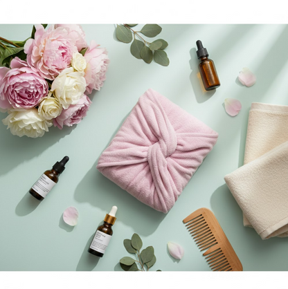  Quick Turban Hair-Drying Absorbent Microfiber Towel - alternative angle