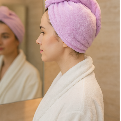  Quick Turban Hair-Drying Absorbent Microfiber Towel - packaging shot