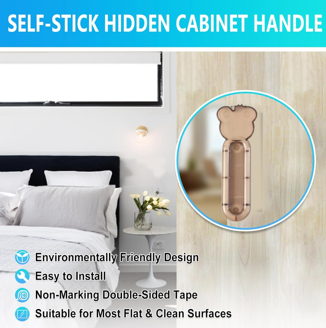 self stick push pull helper set 