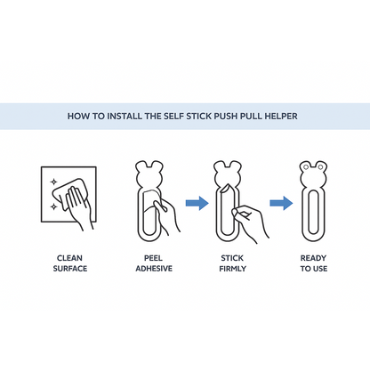 door safety helper handle