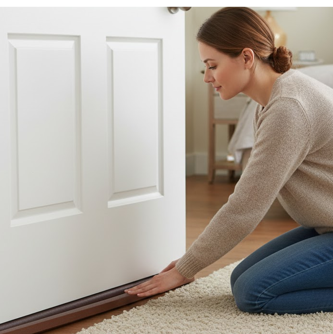  Twin Door Draft Stopper Guard Protector - comparison shot