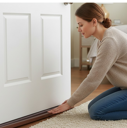  Twin Door Draft Stopper Guard Protector - comparison shot