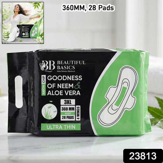 Beautiful Basics sanitary pads 3XL 360mm 28 pads main image