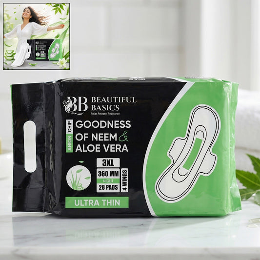 Beautiful Basics sanitary pads product pack