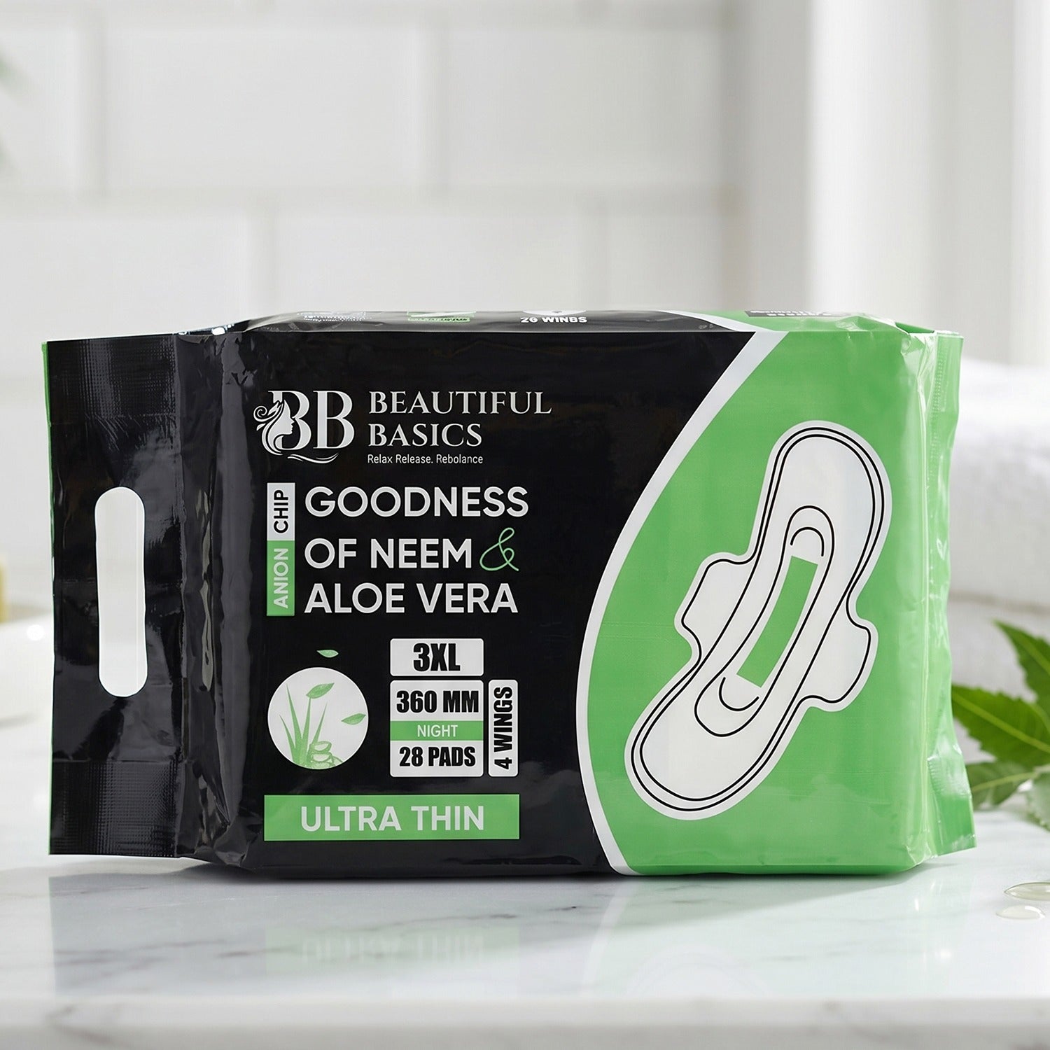 Beautiful Basics sanitary pads product image