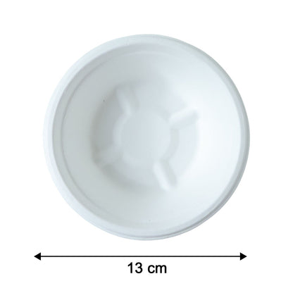 Vegnar 240 ml Compostable Bagasse Bowl (10 Pc)