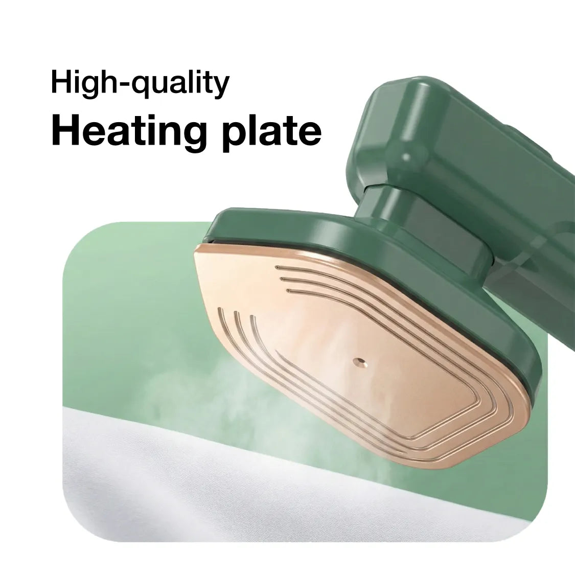  Mini Steamer Iron 2-in-1 Portable Travel Friendly - key feature close-up