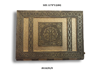 Jewellery box with compartments for necklaces earrings and bangles India