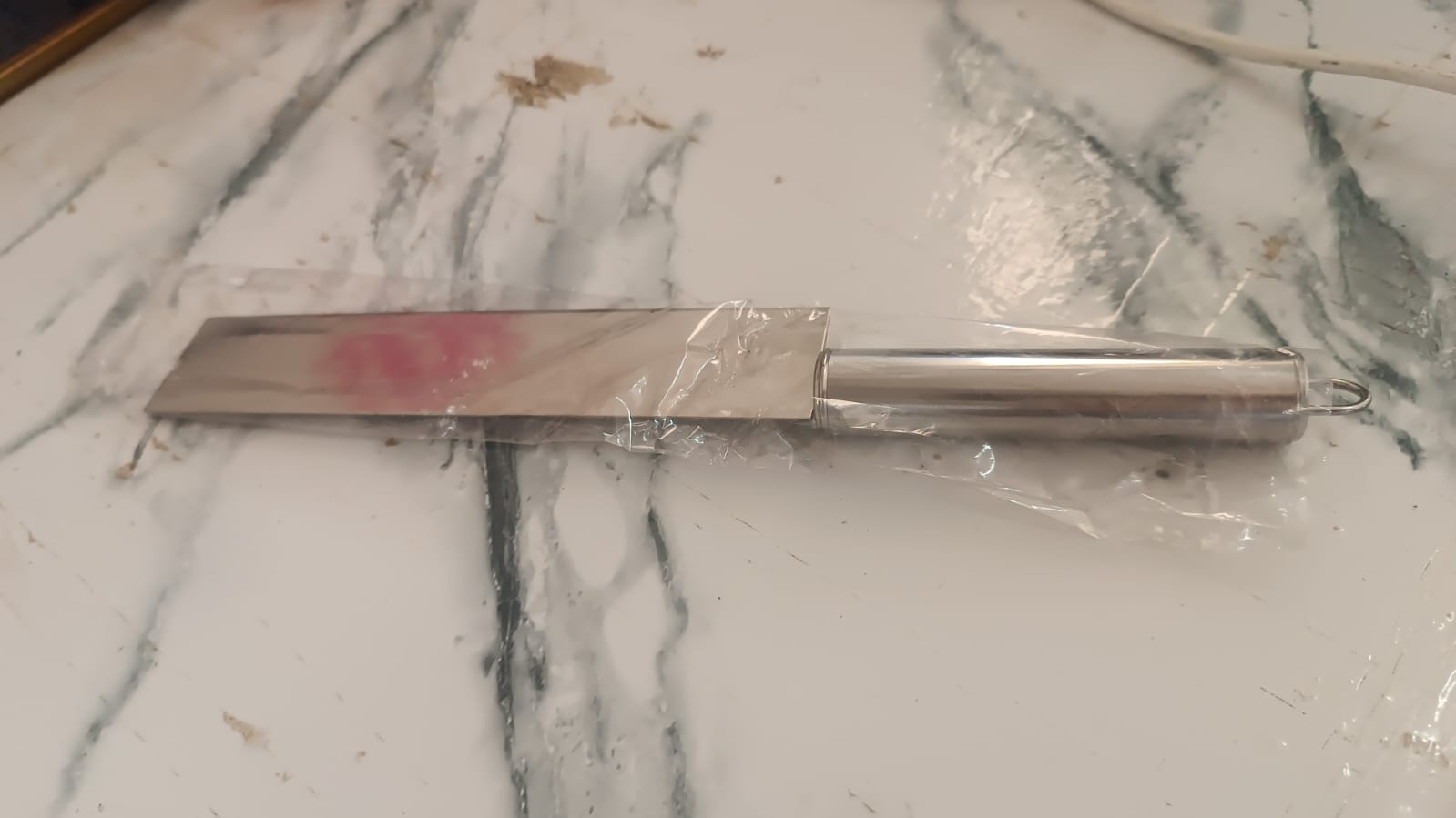  Stainless Steel Vegetable Cleaver Knife - alternative angle