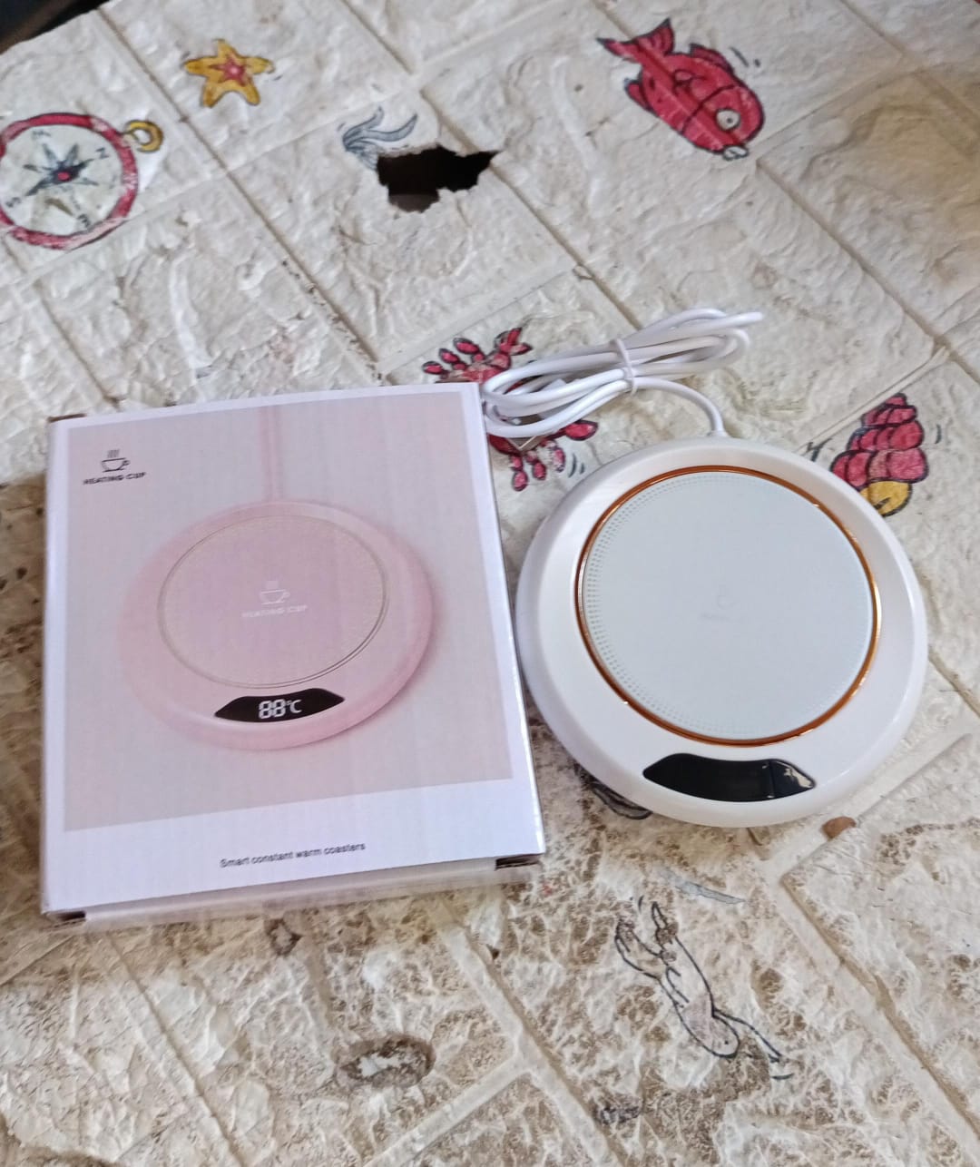 USB heated mug
