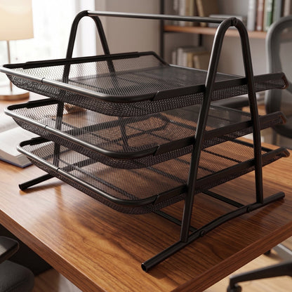 Heavy Duty Metal 3-Tier Multi Rack Stand – Durable Organizer Rack