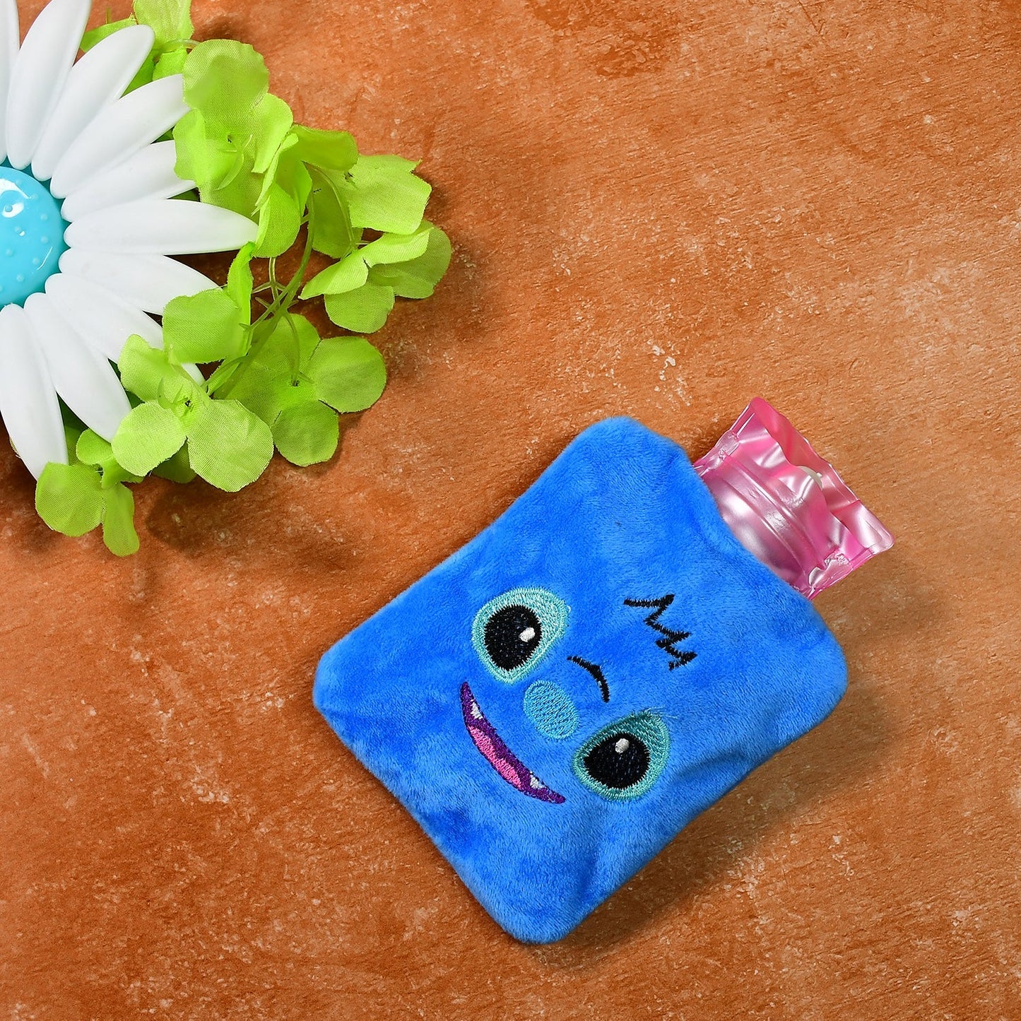 Blue Smiley Hot Water Bag