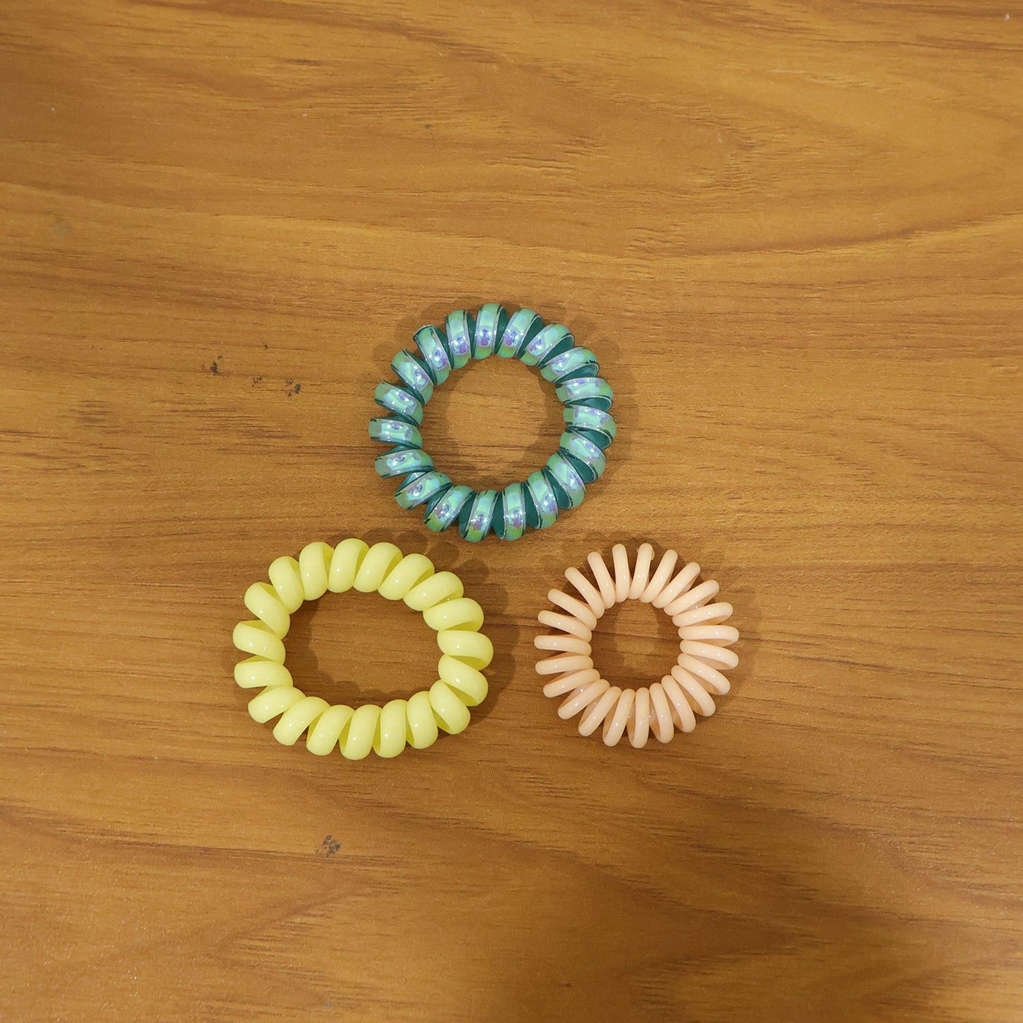 Premium Mix Color Telephone Wire Hair Band (1 Pc)