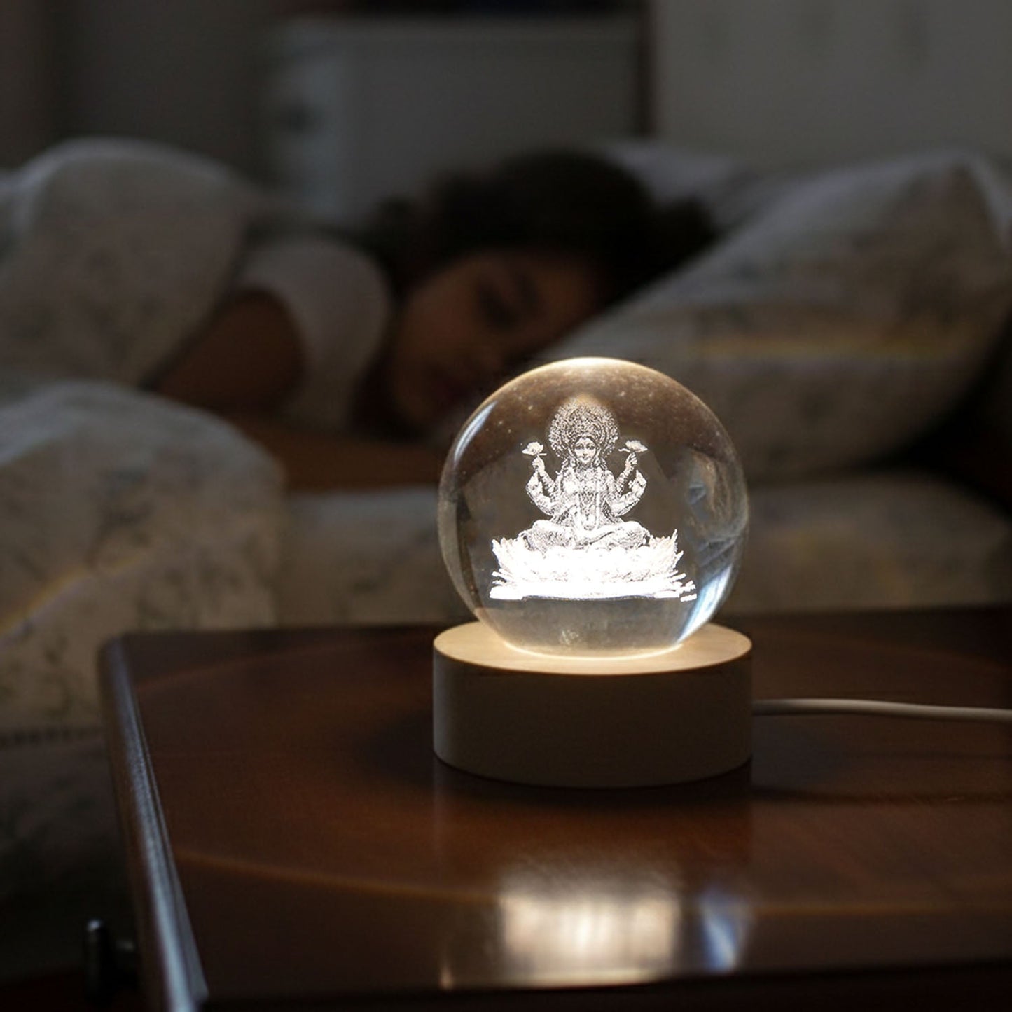 Spiritual LED night light showpiece