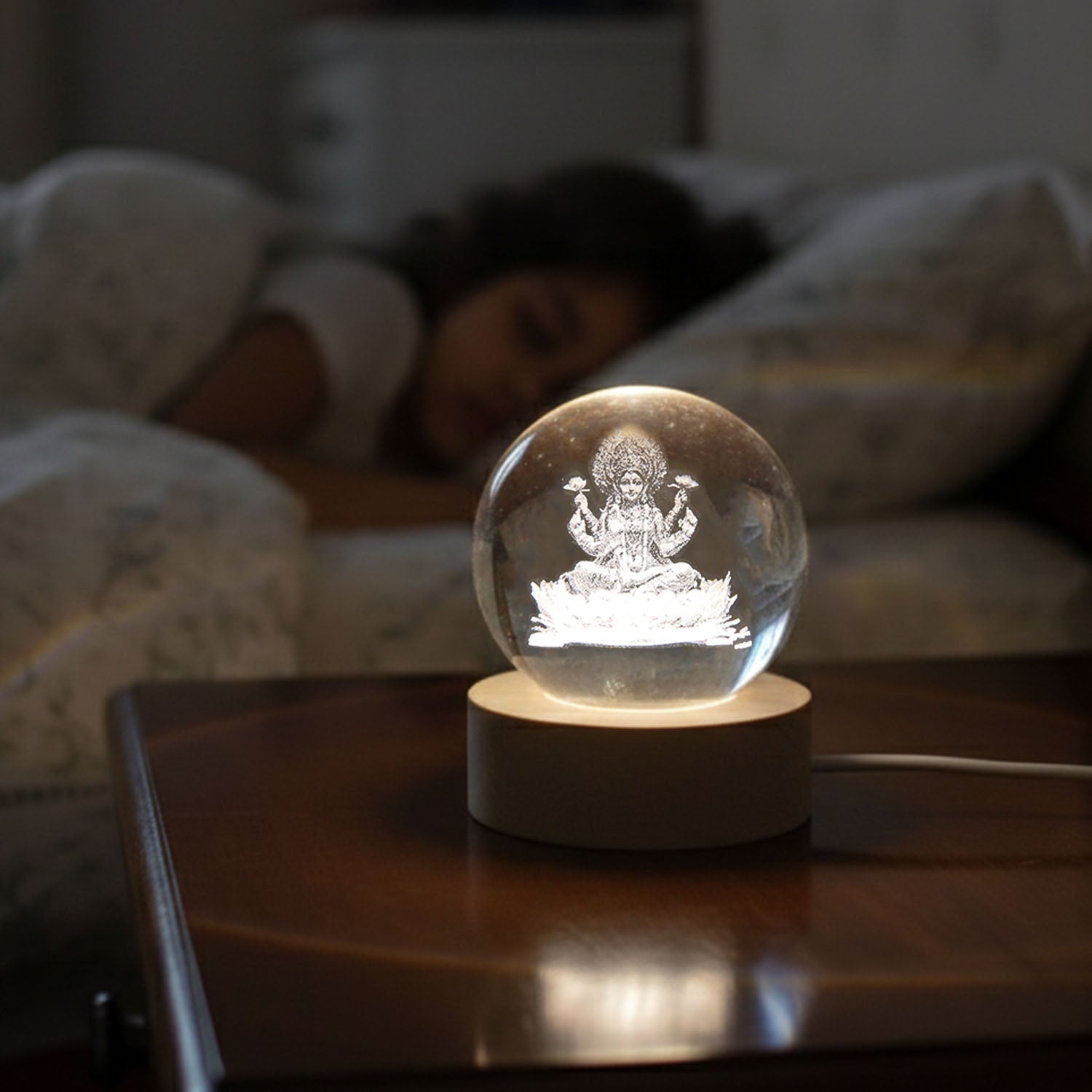 Spiritual LED night light showpiece