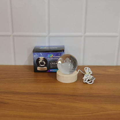 Multicolor crystal ball night light
