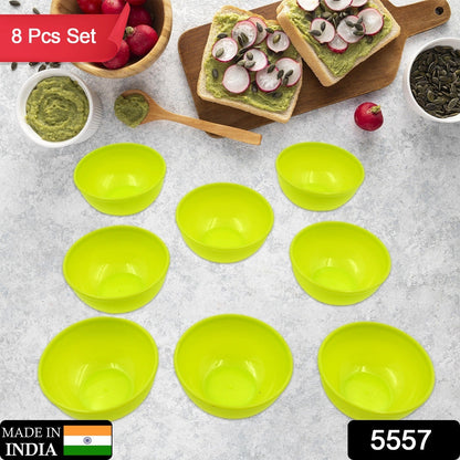 Multipurpose Small Plastic Bowl Katori Microwave Safe Bowl 8 Pcs Set