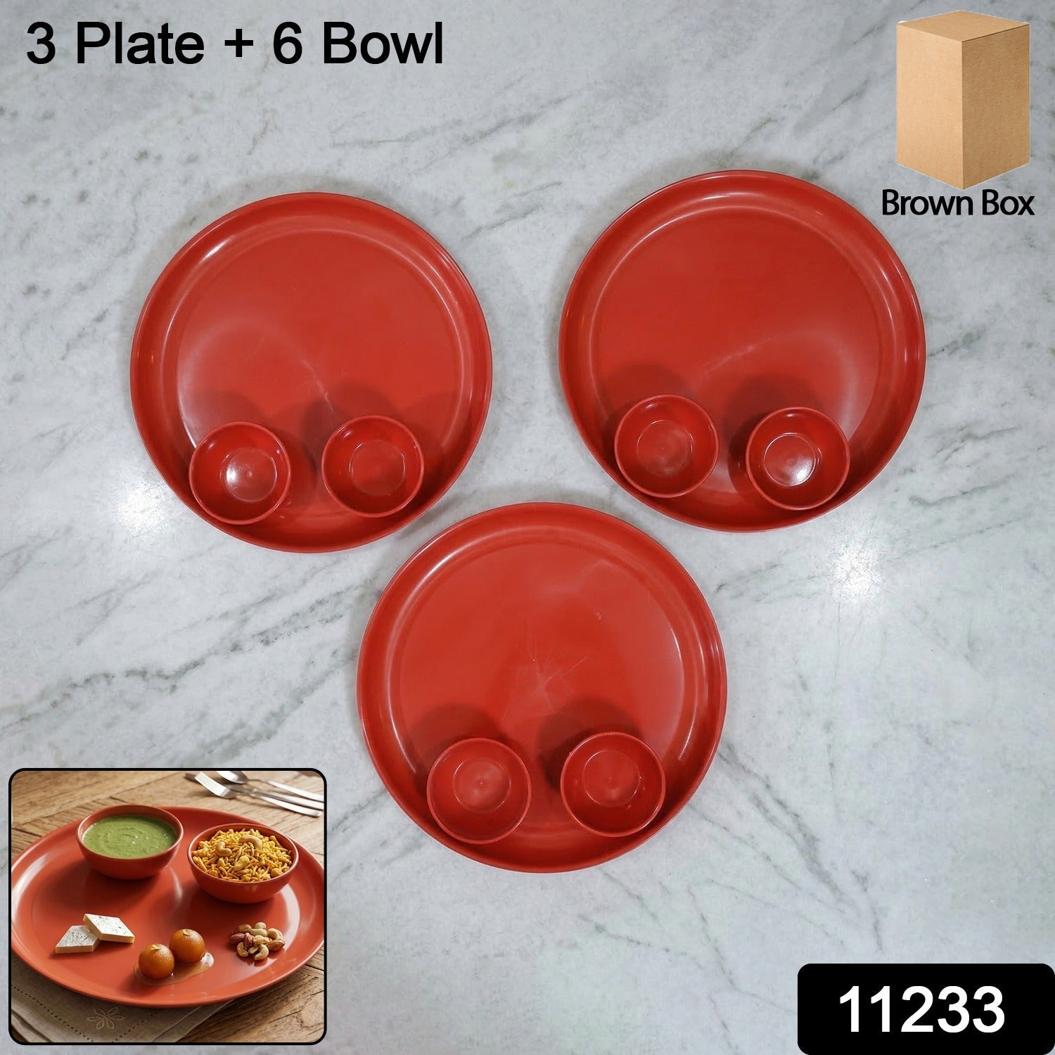 dining serving bowl plate set