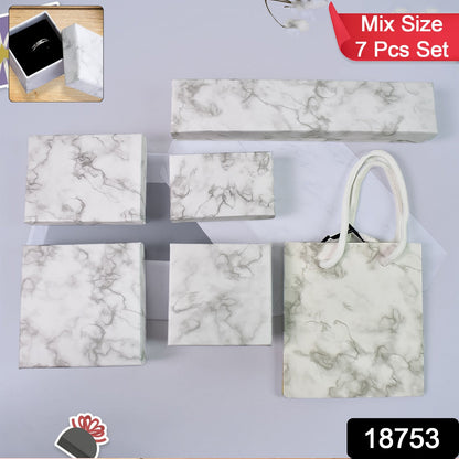 Marble jewellery gift box set 7 pieces for wedding anniversaries India
