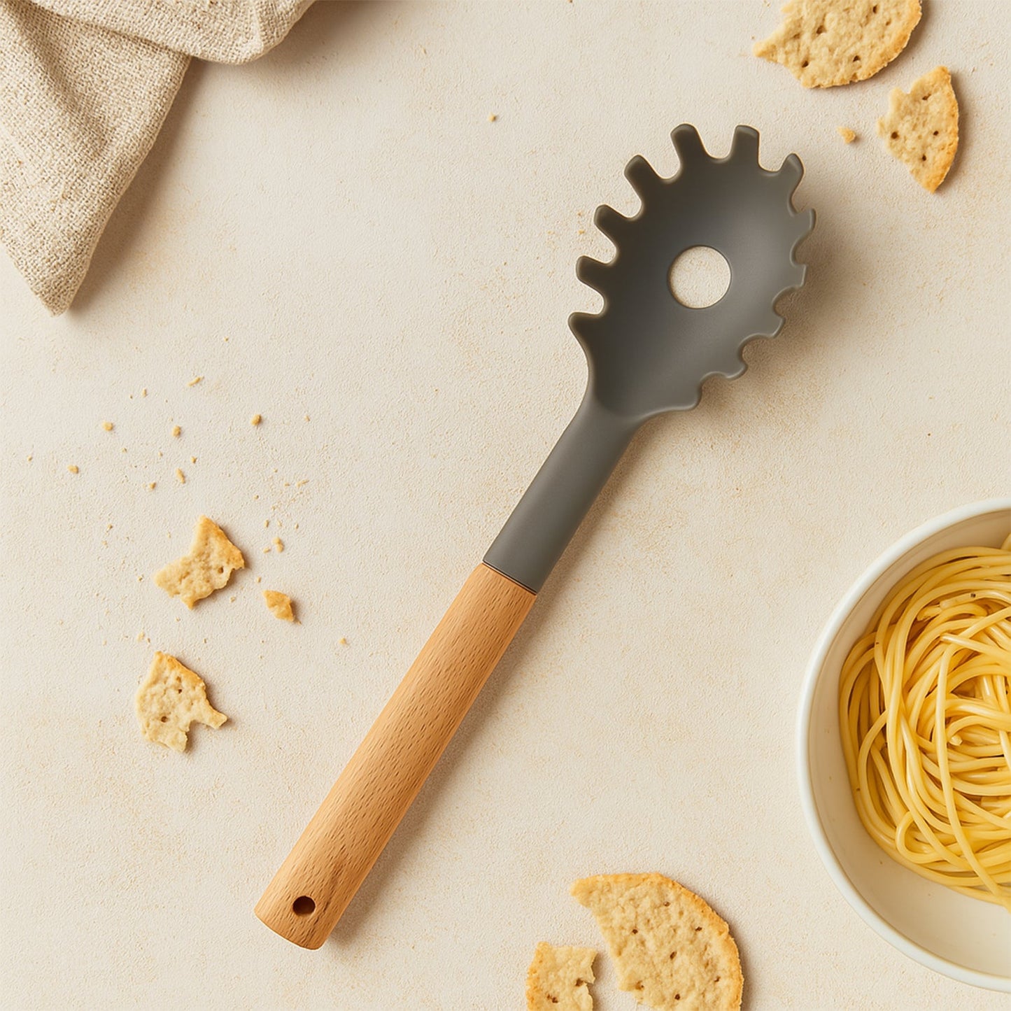 Plastic Kitchen Pasta Fork 1 Pc