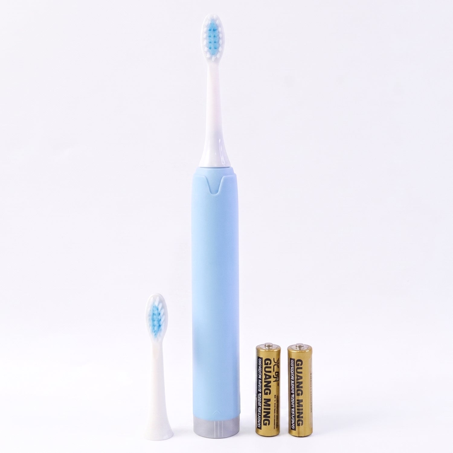 Electric Toothbrush with Extra Head and Batteries